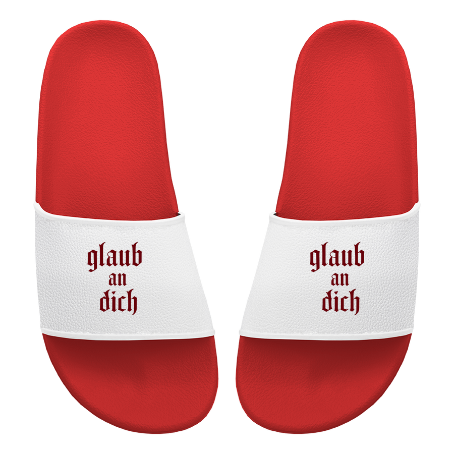 Badelatschen "Glaub an dich"